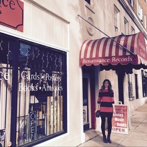 Gap Striped Cotton Sweater Dress M